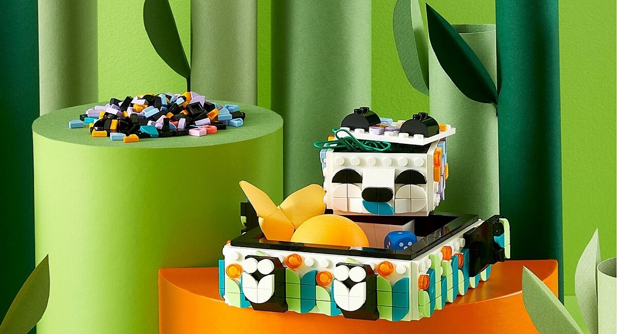 LEGO DOTS Pojemnik z uroczą pandą 41959 Milusińska panda