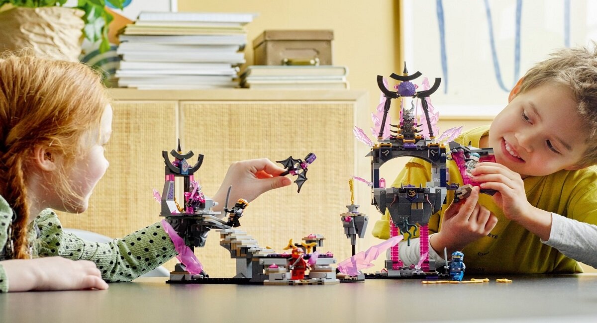 LEGO Ninjago Świątynia kryształowego króla 71771 Zestaw NINJAGO ze świątynią Pomysł na prezent dla fanów LEGO