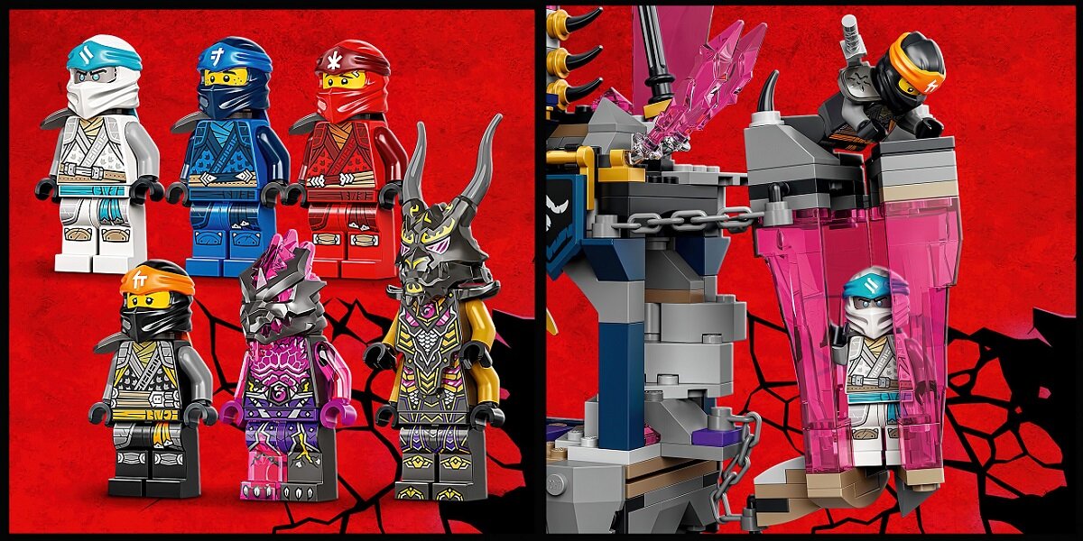 LEGO Ninjago Świątynia kryształowego króla 71771 Pomysł na prezent dla fanów LEGO