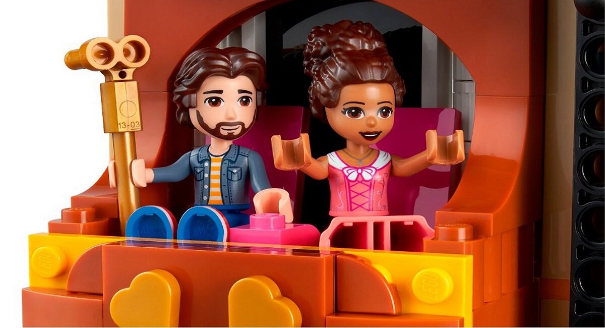 LEGO Friends Szkoła aktorska Andrei 41714 dla miłośników teatru Zabawa napędzana wyobraźnią