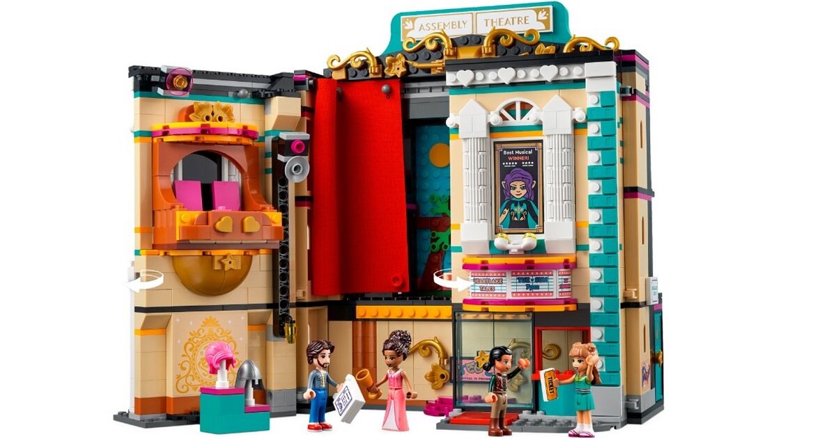LEGO Friends Szkoła aktorska Andrei 41714 dla miłośników teatru Pomoc w rozwoju życiowych umiejętności
