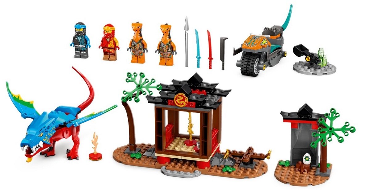 LEGO Ninjago Świątynia ze smokiem ninja 71759 Pomoc w rozwoju życiowych umiejętności