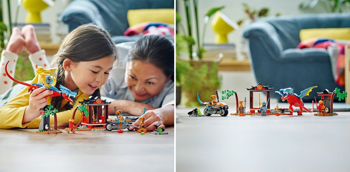 LEGO Ninjago Świątynia ze smokiem ninja 71759 Od lat dla Was