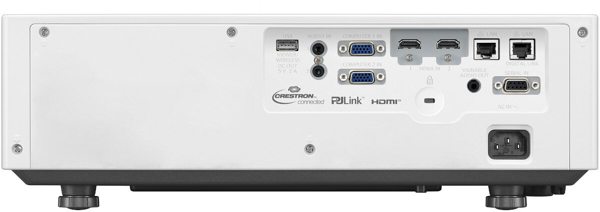 Projektor PANASONIC PT-VMZ61EJ dostepne porty