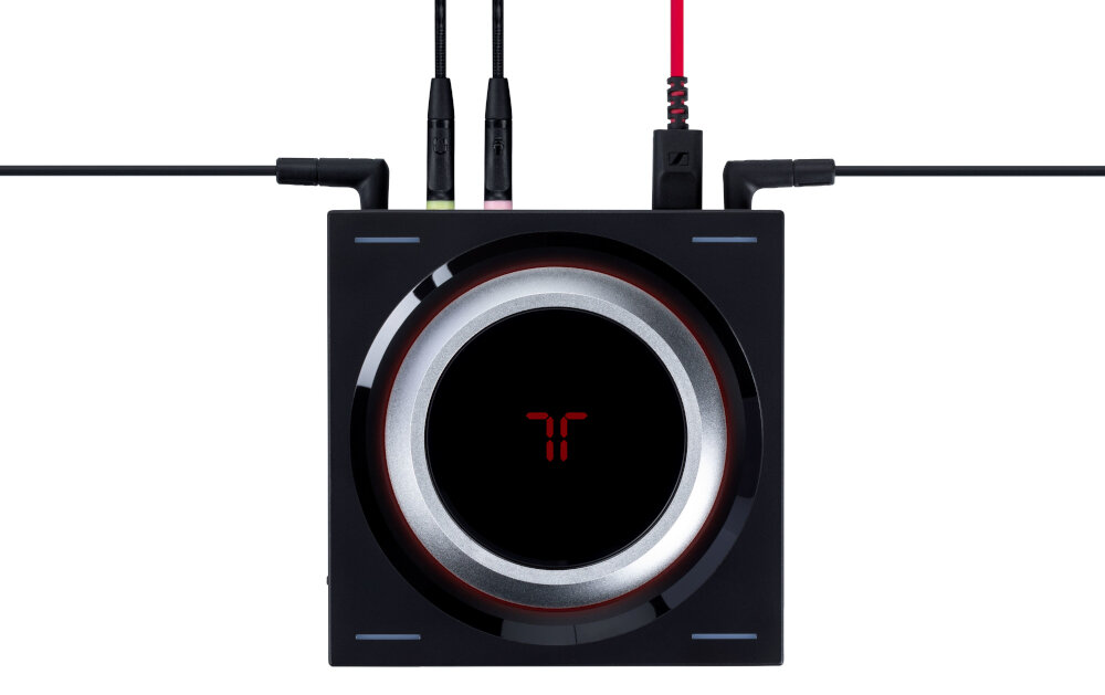 Wzmacniacz słuchawkowy SENNHEISER GSX 1200 Pro dźwięk komunikacja wzmacniacze jakość kontrola panel dotykowy głośność zmiany starcie gamingowe