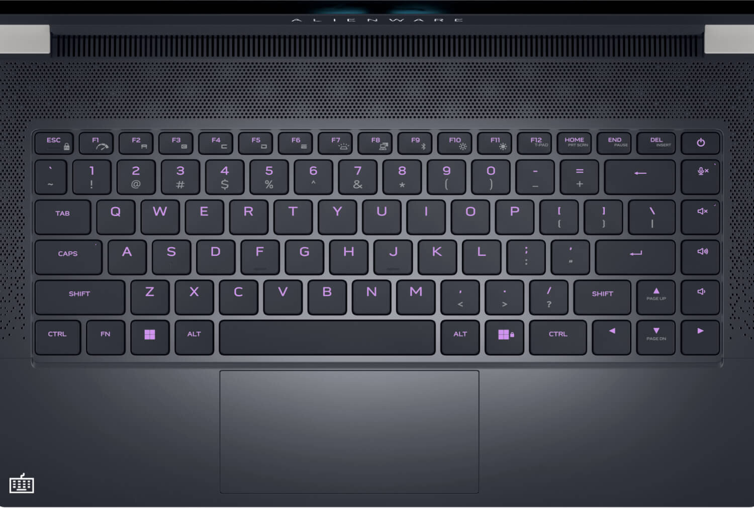 Laptop DELL Alienware X14 14R1 - antighosting 