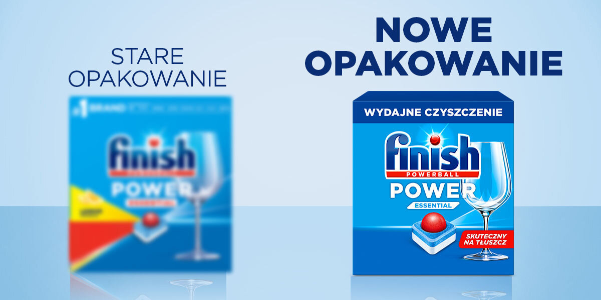 Tabletki do zmywarek FINISH Powerball Power Essential Lemon - 60 szt. recykling
