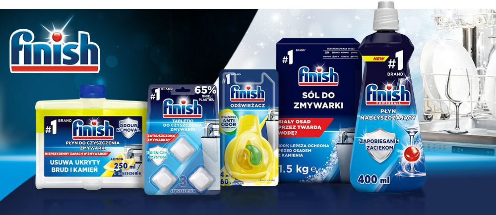 Tabletki do  zmywarek FINISH Powerball Power All in 1 Fresh - 20 szt. Kompleksowa ochrona
