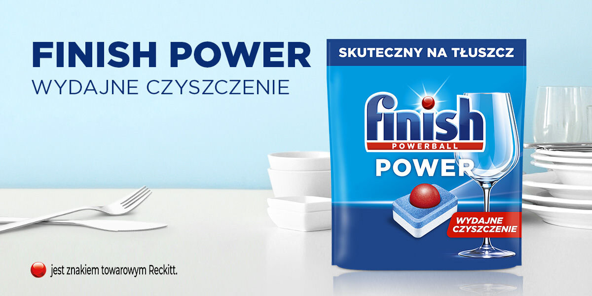 Tabletki do zmywarek FINISH Powerball Power All in 1 - 53 szt.