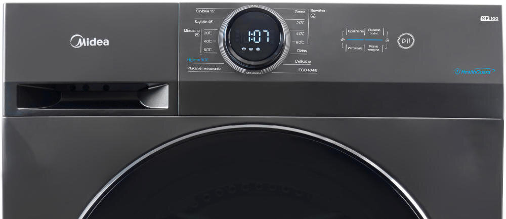 Pralka MIDEA MF100W60T-PL pranie wstępne