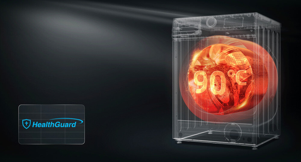 Pralka MIDEA MF100W60T-PL higiena uswanie zarazków plam