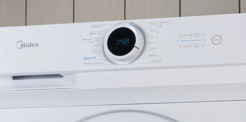 Pralka MIDEA MF100W60W-PL pranie wstępne