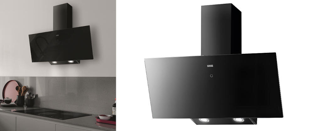 FRANKE Vertis FVT 905 BK A tradycyjne wzornictwo konstrukcja okap szerokość turbina wydajność