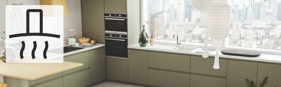 Okap FRANKE FTC Format FDF EV8 90 BK Czarny szerokość użytkowanie dostosowanie potrzeby trzy stopnie wydajności ciśnienie pracy tryb intensywny