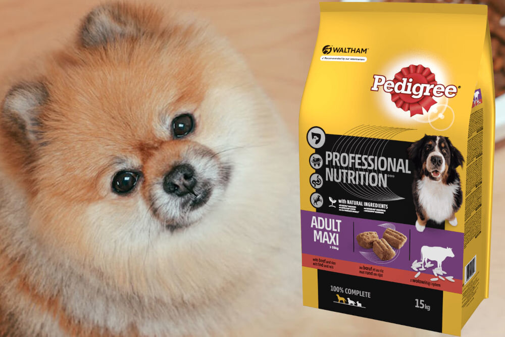Karma dla psa PEDIGREE Professional Nutrition Adult Maxi Wołowina 15 kg naturalne składniki