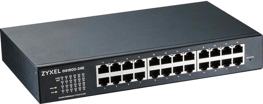 Switch ZYXEL GS1900-24E-EU0103F zabezpieczenia funkcje VLAN filtrowanie adresów protokoły SSL
