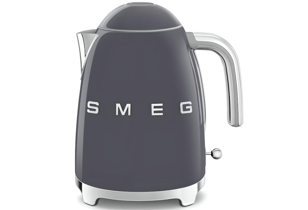 Czajnik SMEG KLF03GREU Szary Solidne wykonanie wysoka jakosc antypoślizgowe nozki system Soft Opening