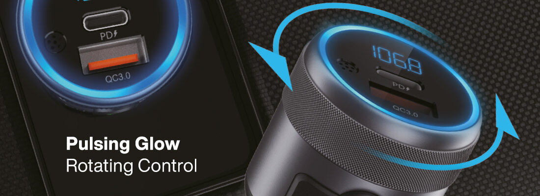 Transmiter FM VORDON TB-175  - podświetlenie