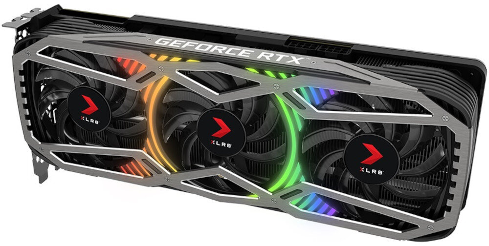 Karta graficzna PNY GeForce RTX 3080 XLR8 Gaming Revel Epic-X LHR 12GB efektywne chlodzenie