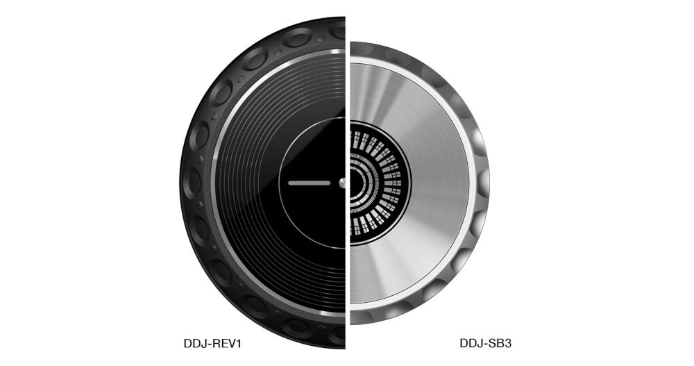 Kontroler DJ PIONEER DDJ-REV1 - Większe koła jog
