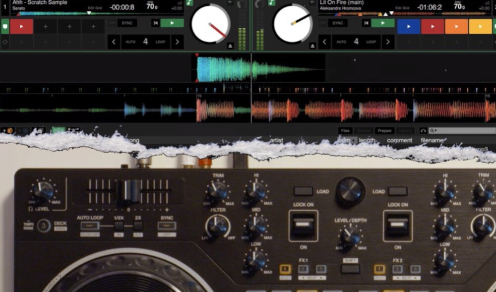 Kontroler DJ PIONEER DDJ-REV1 - Pomoc w skreczowaniu