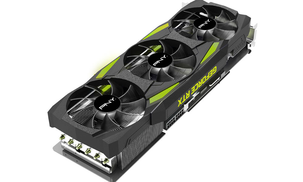 PNY GeForce RTX 3080 Uprising Triple Fan LHR 12GB radiator