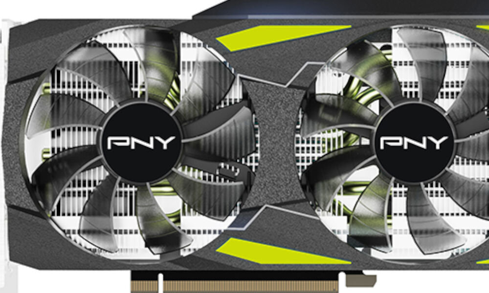 PNY GeForce RTX 3080 Uprising Triple Fan LHR 12GB tyl