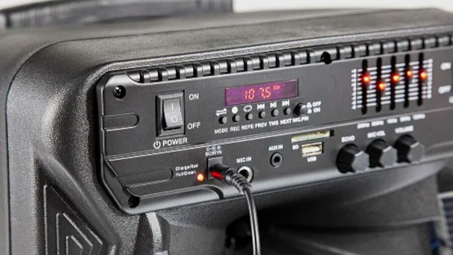 Power audio MANTA SPK5033 - złącza