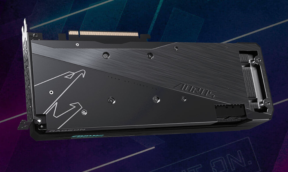 GIGABYTE Aorus Radeon RX 6750 XT Elite 12GB tyl