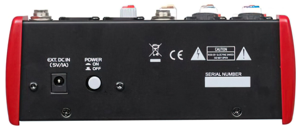 Mikser audio NOVOX M4MKII  - sterowanie