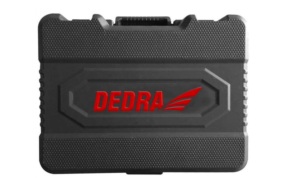 DEDRA DED7852 funkcjonalność obroty wiercenie mechanizm młot sprzęgło przeciążeniowe wiertło walizka
