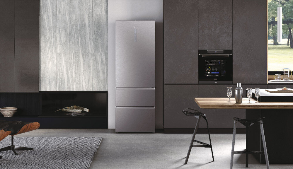LODÓWKA HAIER HTW7720ENMP front przód ogólne