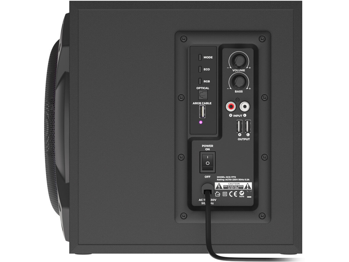 Glosniki GENESIS Helium 800BT dostepne zlacza