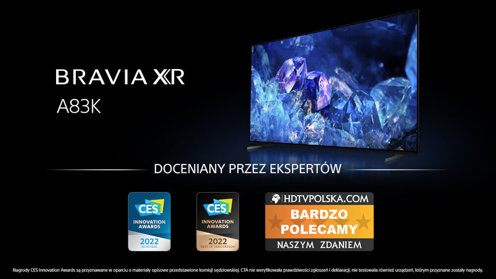 Telewizor SONY XR-A83K - banner