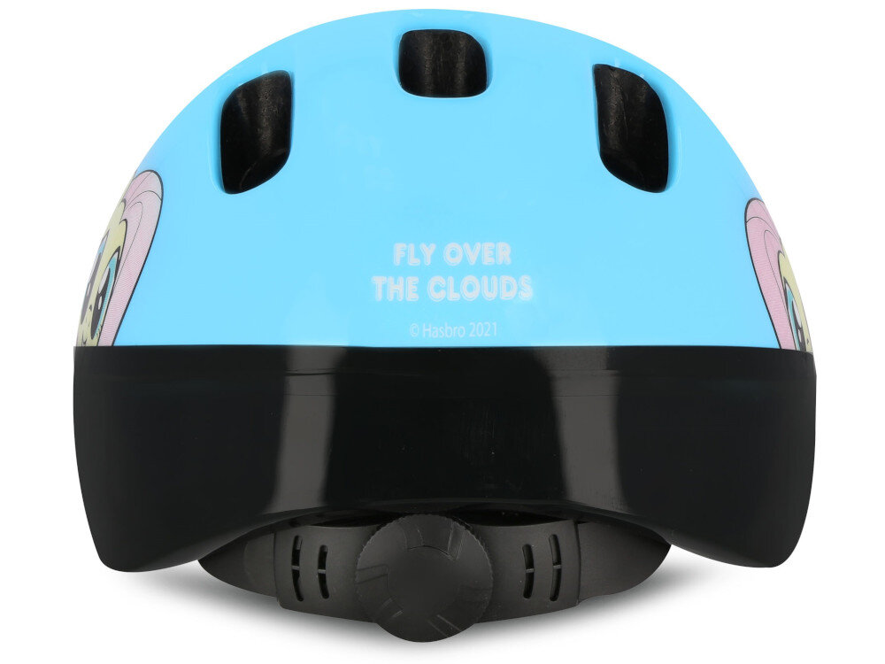 Kask rowerowy SPOKEY My Little Pony Niebieski dla Dzieci (rozmiar S) certyfikat CE norma EN1078 rygorystyczne testy bezpieczeństwa amortyzuje drgania pochłania siłę uderzeniową