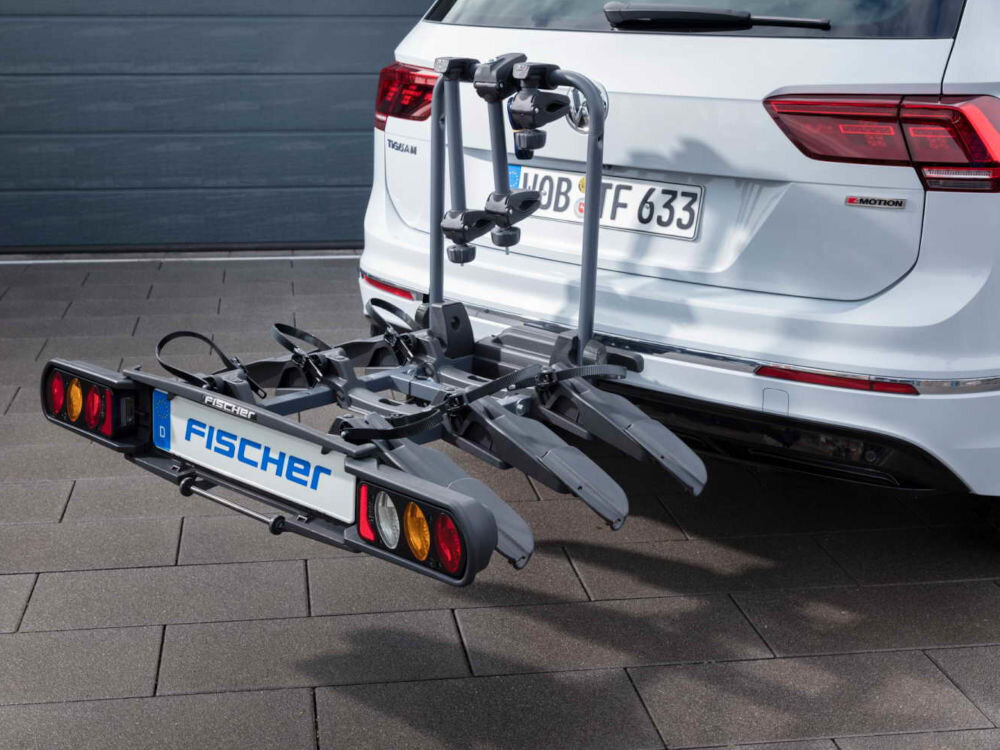 Bagażnik samochodowy na rower FISCHER Proline Evo 2 na dach 2 rowery pozycja leżąca ruchoma platforma waga obciążenie
