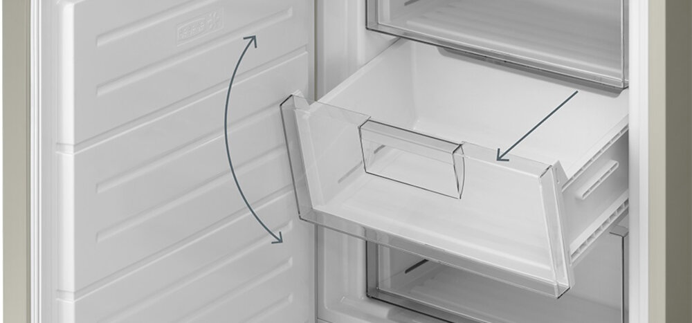 Lodowka CONCEPT LKR7460BEL Retro projekt szuflad