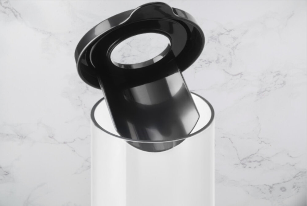 Wyciskarka wolnoobrotowa CONCEPT LO7090 Bialy duzy otwor napelnianie wielkosc 80mm zalety