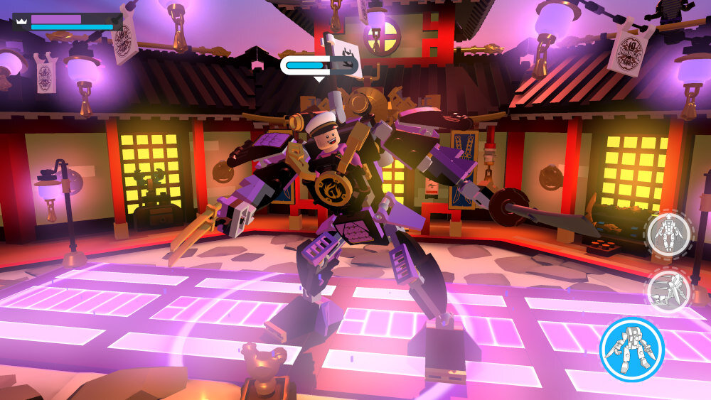 LEGO Brawls Gra gracze bogaterowie budowanie personalizacja ulepszanie
