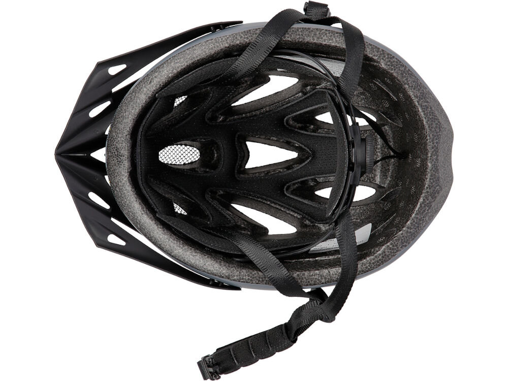 Kask rowerowy NILS EXTREME MTW291 Szaro-czarny MTB (rozmiar M) pianka eps in-mold