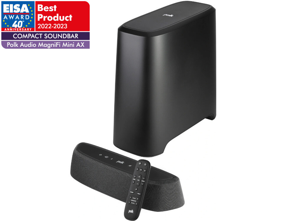 Soundbar POLK AUDIO Magnifi Mini AX nagroda eisa