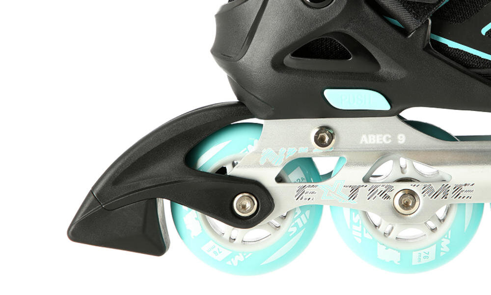 NILS EXTREME konstrukcja łyżworolki półmiękki lekki but płoza aluminium odlew ciśnieniowey wysoka jakość trakcja łożysko