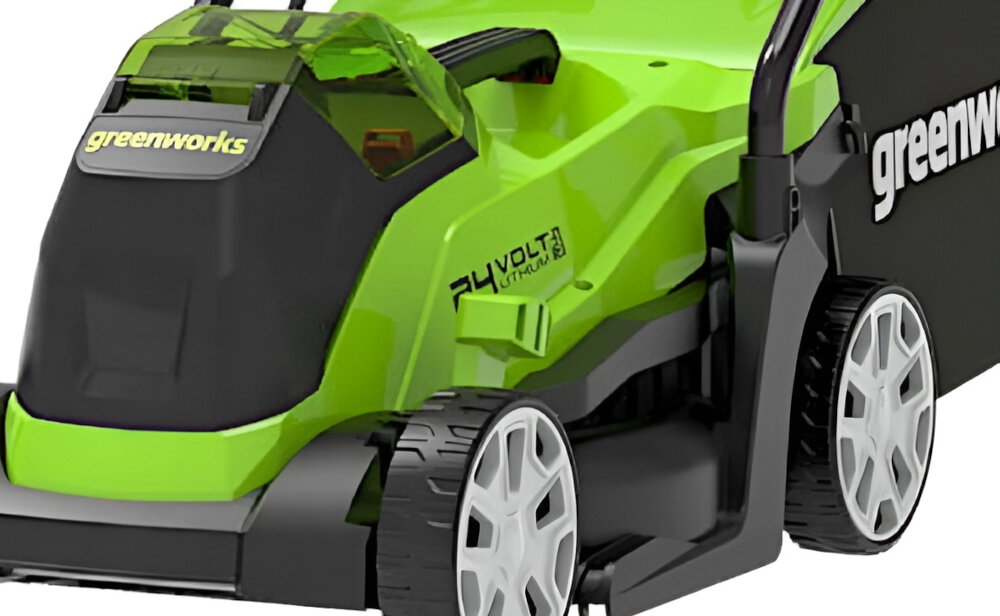 Kosiarka akumulatorowa GREENWORKS GD24LM33K4 3-stopniowa regulacja wysokosci trawy w zakresie 20-60 mm