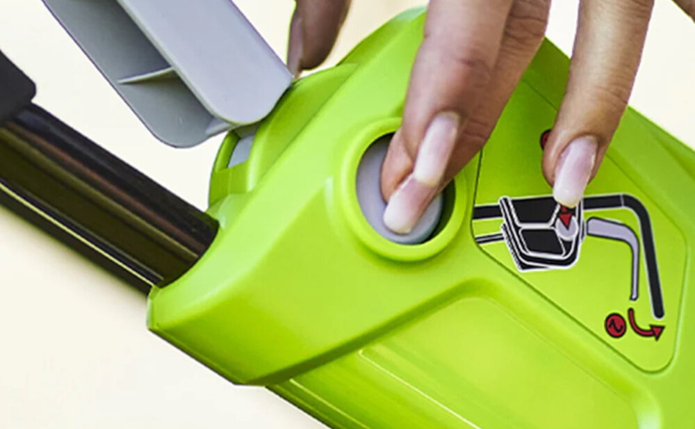 Kosiarka akumulatorowa GREENWORKS G40LM35 silnik szczotkowy duza moc przycisk obsluga prosta bezproblemowa