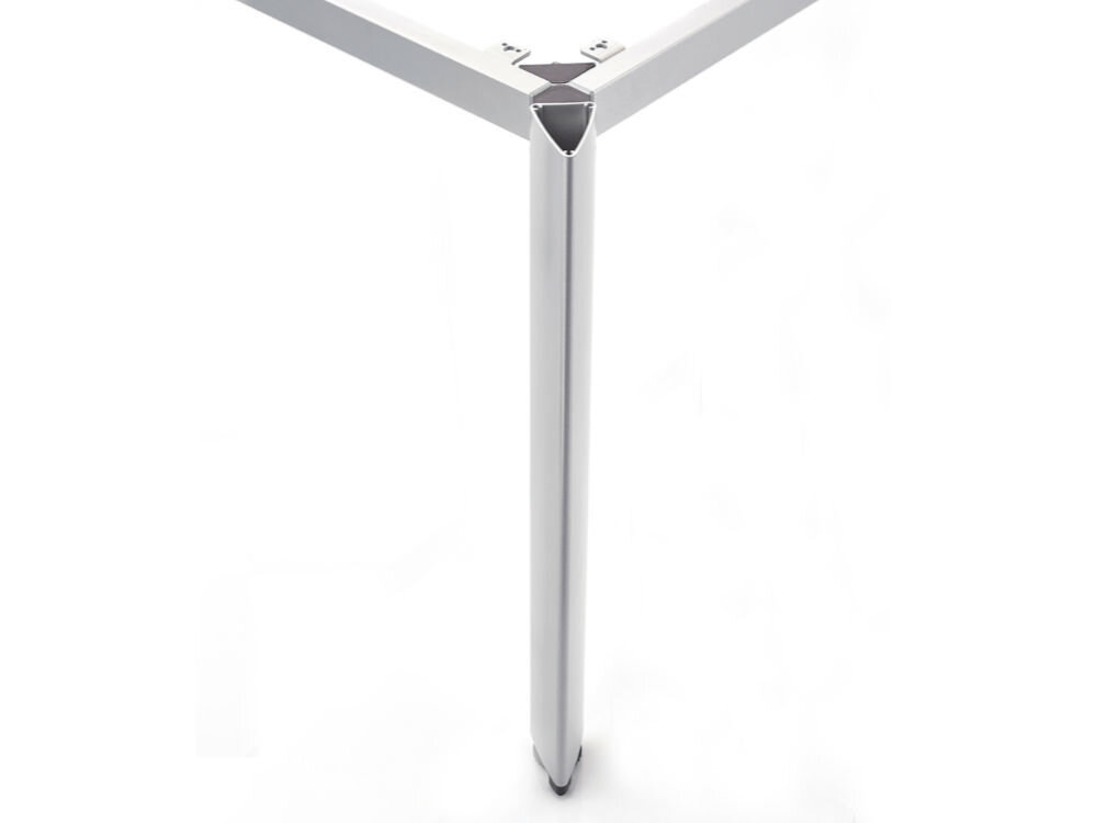 Rama stołu ogrodowego KETTLER Edge 0104021-0000, Subtelny design, mocna baza, Wizualizacja konstrukcji stelażu i nóżek