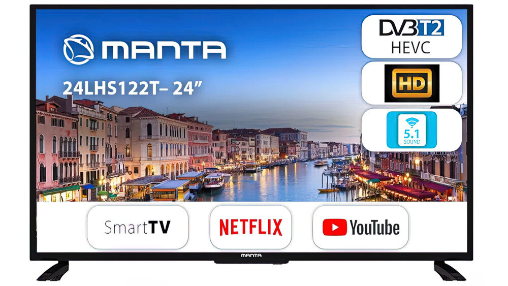 Telewizor MANTA 24LHN122T - obraz