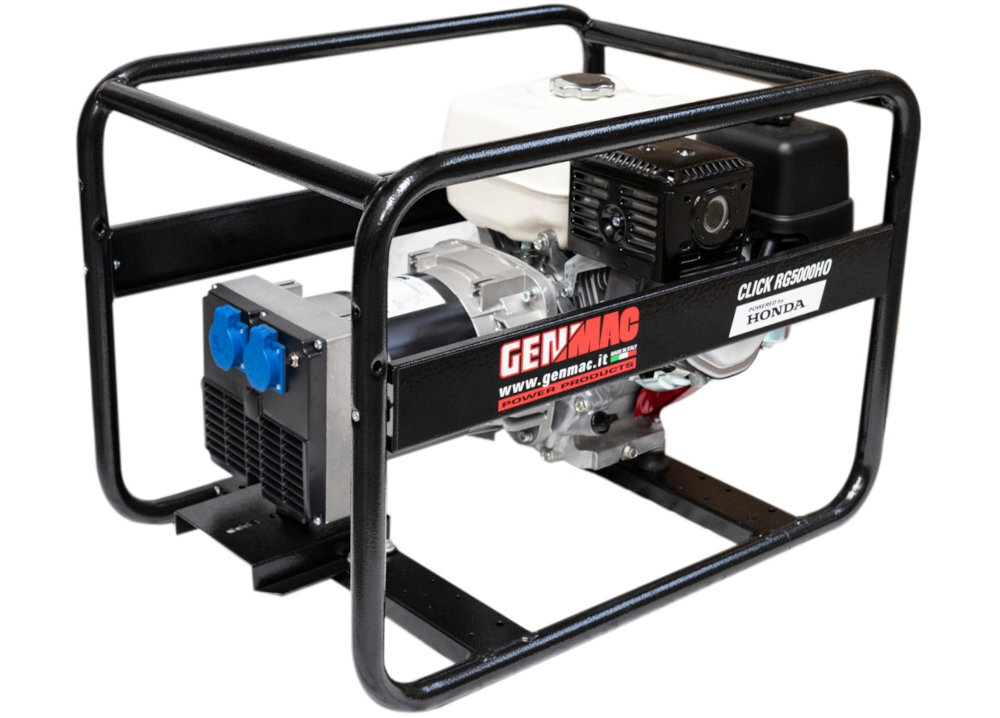 Agregat prądotwórczy GENMAC Click RG5000HO AVR funkcjonalny system smarowania