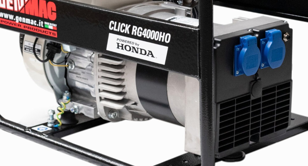 Agregat prądotwórczy GENMAC Click RG4000HO AVR wydajna jednostka napedowa