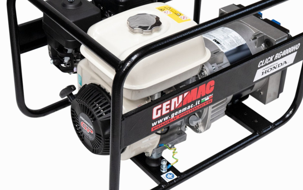Agregat prądotwórczy GENMAC Click RG4000HO AVR ergonomia pracy
