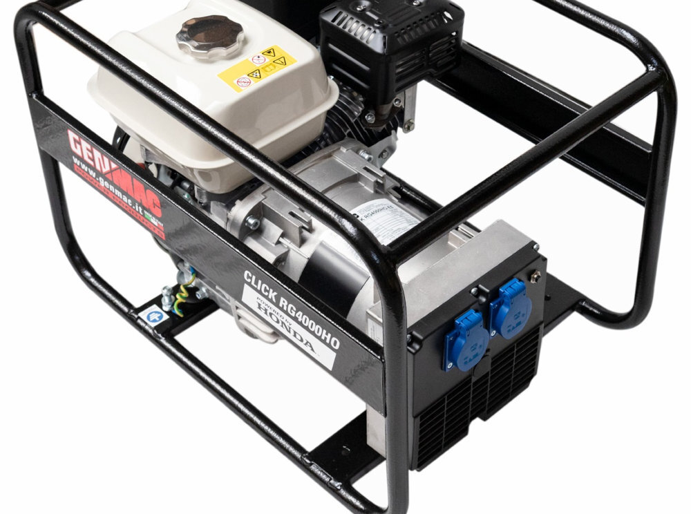 Agregat prądotwórczy GENMAC Click RG4000HO AVR Uniwersalność zastosowań i maksimum bezpieczeństwa